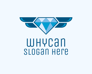 Blue Winged Diamond  Logo