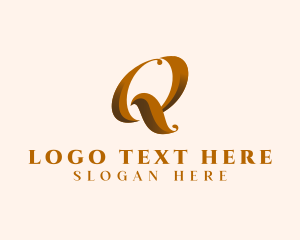 Salon - Stylish Hairdresser Salon Letter Q logo design