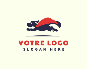 Fur - Dog Superhero Cape logo design