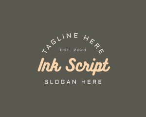 Generic Retro Script logo design