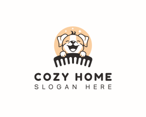 Comb Veterinary Grooming logo design