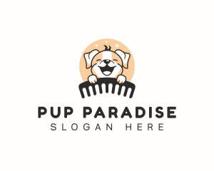 Comb Veterinary Grooming logo design