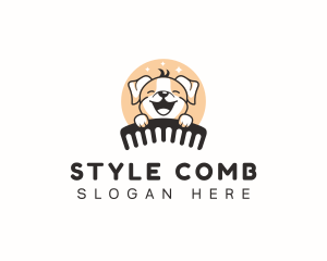 Comb Veterinary Grooming logo design