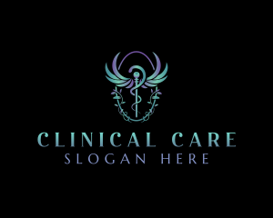 Medical Caduceus Healthcare logo design