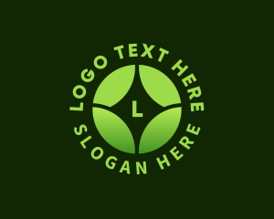 Eco - Eco Wellness Leaf logo design