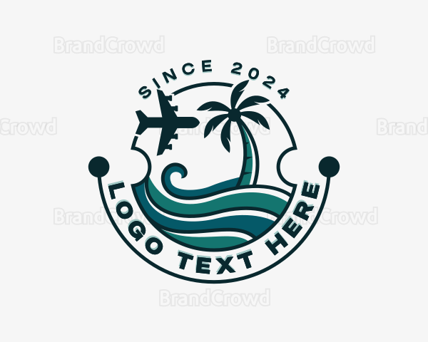 Ocean Travel Vacation Logo