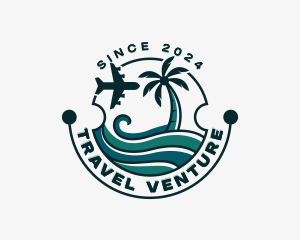 Ocean Travel Vacation logo design