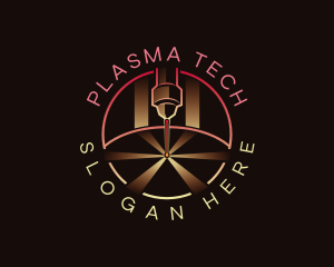 Plasma - Laser Industrial CNC logo design