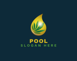 Marijuana Oil Droplet Logo