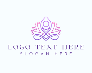 Meditation - Holistic Yoga Zen logo design