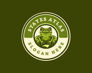 North Carolina Tree Frog logo design