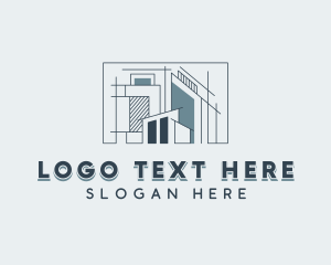 Building - Architectural Property Structure logo design