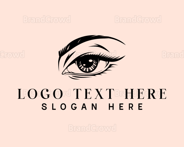 Woman Eye Beauty Logo