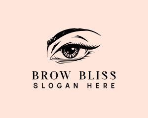 Woman Eye Beauty logo design