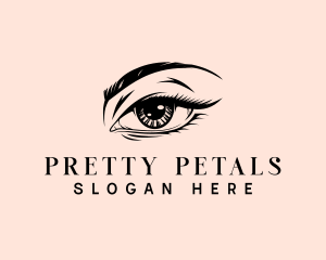 Woman Eye Beauty logo design