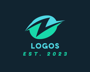 Volt - Lightning Letter Z logo design