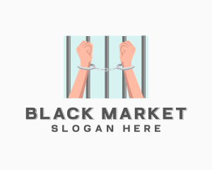Criminal - Criminal Handcuffs Shackles logo design