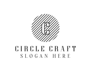 Circle Striped Generic Business logo design