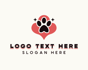 Vet - Paw Pet Veterinarian logo design