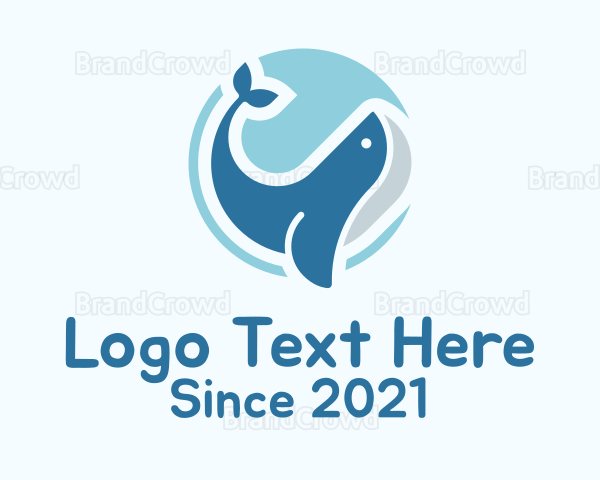 Blue Sperm Whale Logo