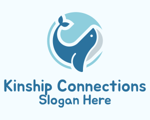 Blue Sperm Whale Logo