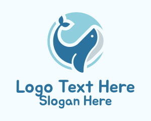 Blue Sperm Whale Logo