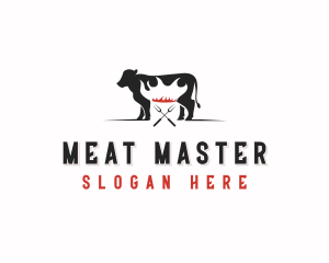 Beef BBQ Grill logo design