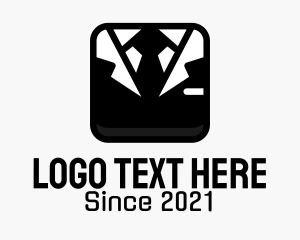 Trend - Men Suit Application Icon logo design