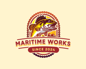 Fish Seafood Fishing logo design