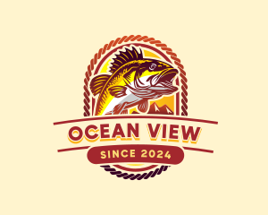 Fish Seafood Fishing logo design