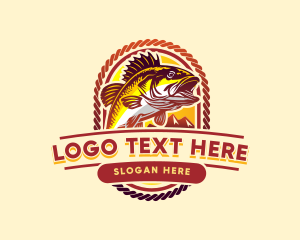 Fish Seafood Fishing Logo