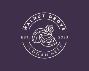 Walnut - Rustic Pecan Walnut logo design