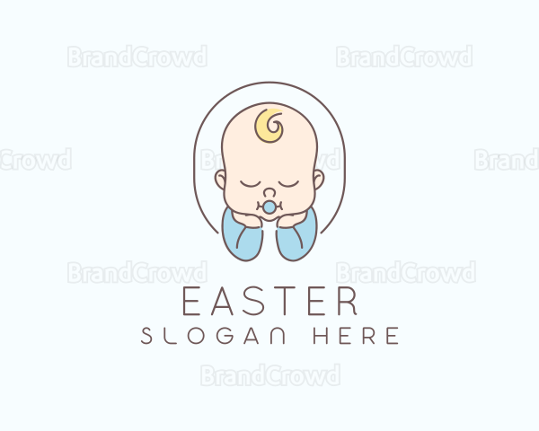 Cute Infant Baby Logo