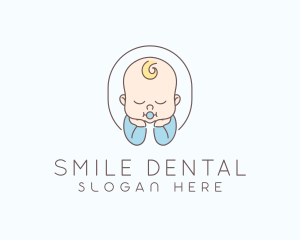 Cute Infant Baby Logo