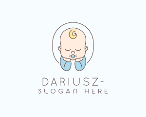 Cute Infant Baby Logo