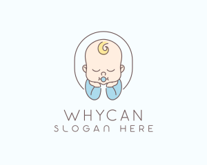 Cute Infant Baby Logo