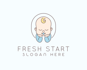Youngster - Cute Infant Baby logo design