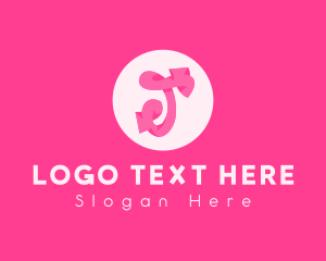 Lettering - Pink Funky Sweet Fashion logo design