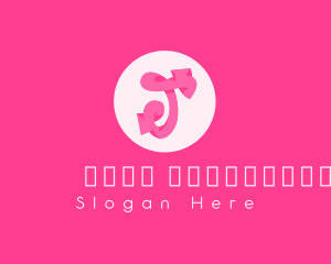 Girly - Pink Funky Sweet Fashion logo design