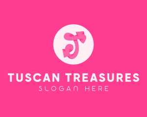 Pink Funky Sweet Fashion logo design