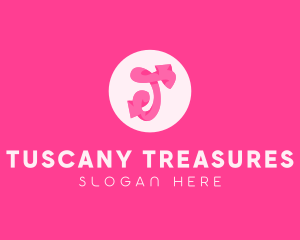 Pink Funky Sweet Fashion logo design