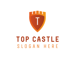 Castle Shield Defense logo design