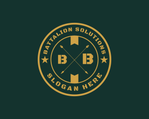 Battalion - Army Military Badge logo design