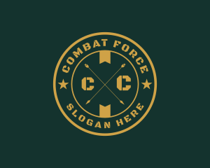 Military - Army Military Badge logo design