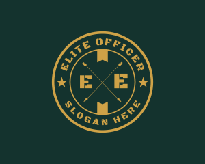 Officer - Army Military Badge logo design