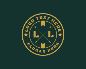 Badge - Army Military Badge logo design