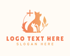 Pet Care - Dog Cat Veterinary logo design