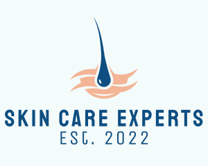 Skin Dermatology Healthcare logo design