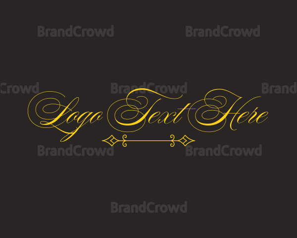 Royal Elegant Script Logo