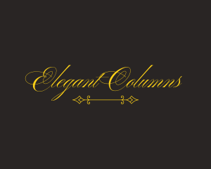 Royal Elegant Script logo design